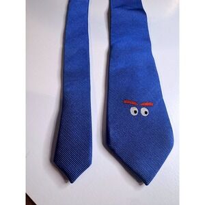 J Crew Crewcuts Monster Face Skinny‎ Silk Tie 52"